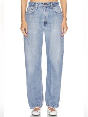 Aligrace Ultra Baggy Jean in Light/Medium Wash NWT